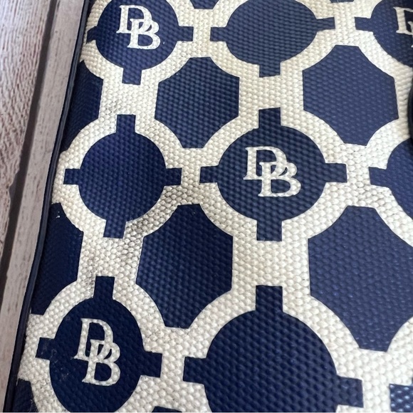 Dooney & Bourke Navy and White Bag - Picture 7 of 14